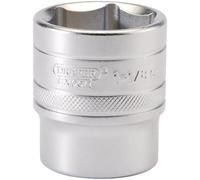 Draper 1/2" Drive Satin Finish Hexagon Socket Imperial 1" 1/8"