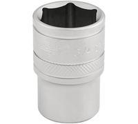 Draper 1/2" Drive Satin Finish Hexagon Socket Imperial 1/2" 3/4"