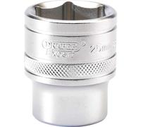 Draper 16616 1/2" Square Drive 6 Point Socket, 25mm Size