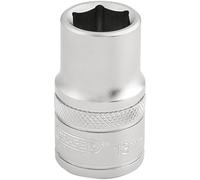 Draper Expert 1/2" 13mm Square Drive Socket | 6 Point Hex Socket | Chrome Vanadium Steel Wrench Accessory | 16602