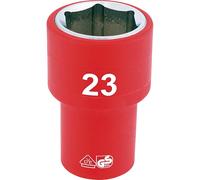 Fully Insulated VDE Socket, 1/2"" Sq. Dr., 23mm