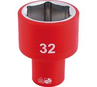 Fully Insulated VDE Socket, 1/2"" Sq. Dr., 32mm