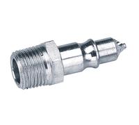 Draper 1/2" Male Thread Air Line Screw Adaptor Connectors 2 Pack 25858