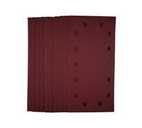 Draper 1/2 Sanding Sheets with Hook and Loop, 115 x 230mm, 240 Grit (Pack of 10)