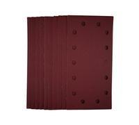 Draper 1/2 Sanding Sheets With Hook And Loop, 115 X 230mm, 240 Grit (Pack Of 10) 55865