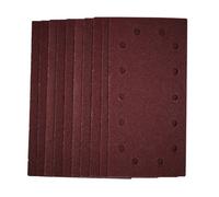 Draper 1/2 Sanding Sheets With Hook And Loop, 115 X 230mm, 40 Grit (Pack Of 10) 55805