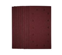 Draper 1/2 Sanding Sheets With Hook And Loop, 115 X 230mm, 80 Grit (Pack Of 10) 55863