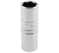 Draper 16778 1/2" Square Drive 10MM Thread 6 Point Spark Plug Socket , Blue