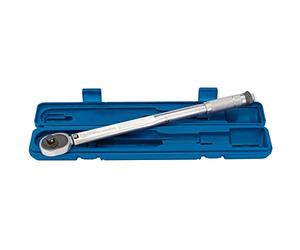 Draper 1/2" Square Drive Ratchet Torque Wrench | Micrometre Reversible Hand Tool | 30Nm-210Nm Mechanics Car Tools | Professional Blow Mould Storage Case | 30357