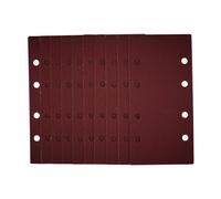 Draper 1/3 Sanding Sheets with Hook and Loop, 93 x 190mm 120 Grit 10 Pack 54869