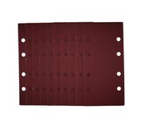 Draper 1/3 Sanding Sheets With Hook & Loop 93mm x 190mm 120 Grit 10 Pieces