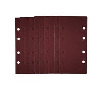 Draper 1/3 Sanding Sheets With Hook & Loop 93mm x 190mm 80 Grit 10 Pieces