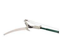 Draper 1.37 to 2.5m Telescopic Tree Pruner | 32 mm diameter Max cutting | 355 mm Curved Pruning saw |Twist and Lock Extendable Garden Tool|Rope Operating Cutting Blade| 33855