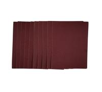 Draper 1/4 Aluminium Oxide Sanding Sheets 115mm x 150mm 120 Grit 10 Pieces