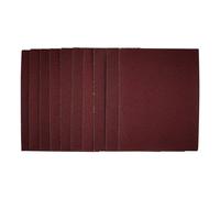 Draper 1/4 Aluminium Oxide Sanding Sheets 115mm x 150mm 80 Grit 10 Pieces