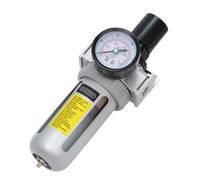 Draper 1/4" BSP Air Filter Regulator Unit 40-micron filter 145psi 70826