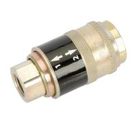 Draper 41879 1/4in Bsp Female Parallel ftSafeflowft Air Line Coupling each 1