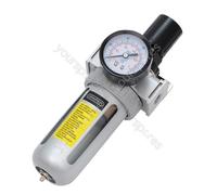 Draper 70826 1/4in Bsp Filter/Regulator Unit each 1