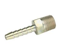 Draper 1/4" Bsp Taper 3/16" Bore Pcl Male Screw Tailpiece (Sold Loose) 25800