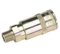 Draper 1/4in Bsp Taper Male Thread Vertex Air Coupling 51402