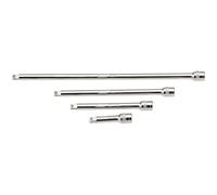 Draper 1/4"D Wobble Extension Bar Set Micro Satin Chrome 4 Piece 16766