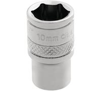 Draper Socket 32562 1/4" Drive Polished Hexagon Metric 10 mm