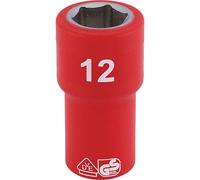 Draper 1/4" Drive VDE Fully Insulated Hexagon Socket Metric 1/4" 12mm