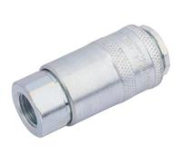 Draper PCL Parallel Airflow Air Line Coupling BSP Female Thread 1/4" BSP Pack of 1