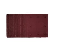 Draper 1/4 Sanding Sheets (Pack of 10) | Assorted Grit Hook and Loop Sanding Pads | 115 x 105 mm Sandpaper for Electric Sander | 54347