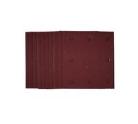 Draper 1/4 Sanding Sheets With Hook And Loop, 115 X 105mm, 120 Grit (Pack Of 10) 52391