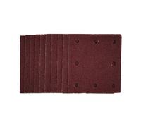 Draper 1/4 Sanding Sheets with Hook and Loop, 115 x 105mm, 40 Grit (Pack of 10)