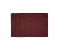 Draper 1/4 Sanding Sheets With Hook & Loop 115mm x 105mm 120 Grit 10 Pieces