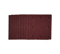 Draper 1/4 Sanding Sheets With Hook & Loop 115mm x 105mm 40 Grit 10 Pieces