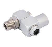 Draper 1/4" Swivel Connector Air Fitting From Aluminium & Steel Silver