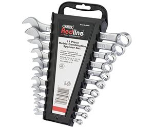 Draper 1 x Redline 68481 Metric Combination Spanner Set (11-Piece)