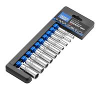 Draper Expert 50048 Multi-Drive® Metric Deep Socket Set 1/4in Sq. Dr. (10 Piece) per set