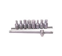 Draper 38329 Drain Plug Key Set, 3/8" Square Drive, 10 Pieces,Blue