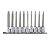 Draper Draper D-TX/10/100 3/8'' Drive 100mm Long TX-STAR Socket Bit 10 Piece Set