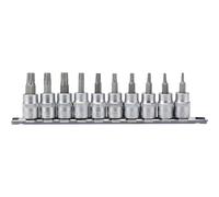 Draper 10 Piece 3/8" Drive Torx Plus Socket Bit Set 55mm