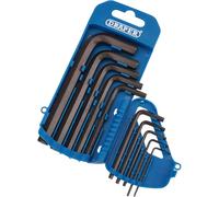 Draper 10 Piece Hexagon Allen Key Set | Imperial Pattern Hand Tools | Hex Key W