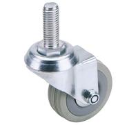 Draper 65480 100 mm-Diameter Rubber Castor Bolt Fixing , Blue