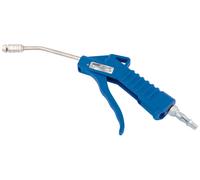 Draper 100mm Long Reach Air Blow Gun | Safety Nozzle | 2bar/30psi 100mm, Blue