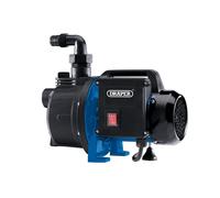 Draper 1100W Surface Mounted Water Pump | Max Flow Capacity 4600 l/h Electric Pump | Thermal Overload Protection | Waterproof On/Off Switch |1.5M Cable Pump | 10461