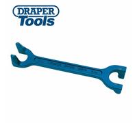 Draper 10876 Basin Wrench Tap Tool Backnut Union Spanner 1/2"x3/4" 15mm x 22mm