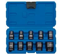 Draper 10PC 1/2SQ.DR IMPACT SOCK.SET 83092 1/2" Sq. Dr. Metric Impact Socket