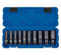 Draper 83096 Metric Deep Impact Socket Set 1/2in Sq. Dr. (10 Piece) per set