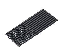 Draper 10pcs Black HSS Drill Bit, 3.0mm x 61mm - 08820 - for Metal, Wood and Plastic