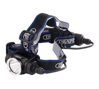 10Watt LED Recharge.Head Lamp - Black
