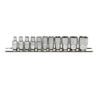 Draper Expert 16488 Imperial Socket Set On A Metal Rail 1/4in Sq. Dr. (11 Piece) per set