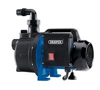 Draper 1100W Surface Mounted Water Pump | Max Flow Capacity 4600 l/h Electric Pump | Thermal Overload Protection | Waterproof On/Off Switch |1.5M Cable Pump | 10461